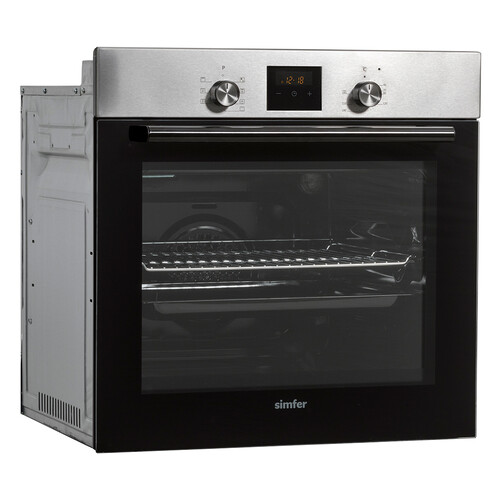 Купить Электрический духовой шкаф Simfer B6EM56070 серебристый  9240924. Характеристики, отзывы и цены в Донецке