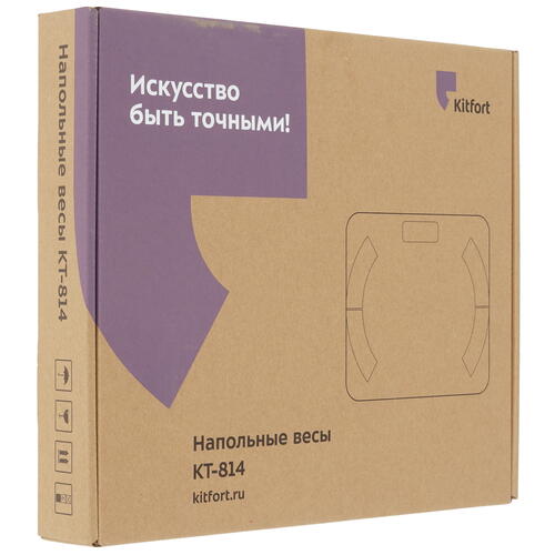 Купить Весы Kitfort KT-814 черный  9087740. Характеристики, отзывы и цены в Донецке