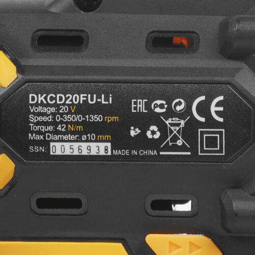 Купить Дрель-шуруповерт DEKO DKCD20FU-Li 063-4178  5304380. Характеристики, отзывы и цены в Донецке
