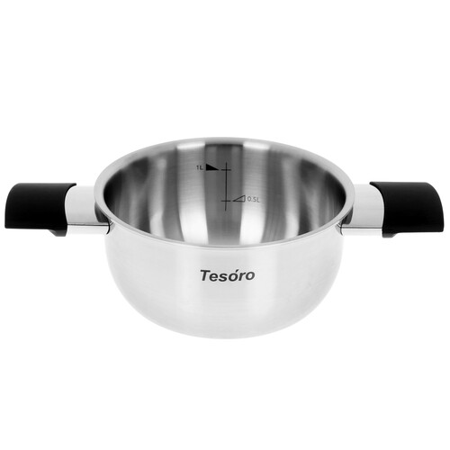 Купить Кастрюля Tesoro Modica КС514 1.4 л 16 см серебристый  9165204. Характеристики, отзывы и цены в Донецке