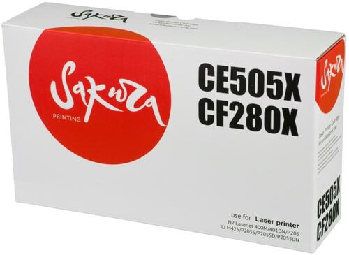 Купить Картридж лазерный SAKURA CE505X/CF280X черный, с чипом  5363904. Характеристики, отзывы и цены в Донецке