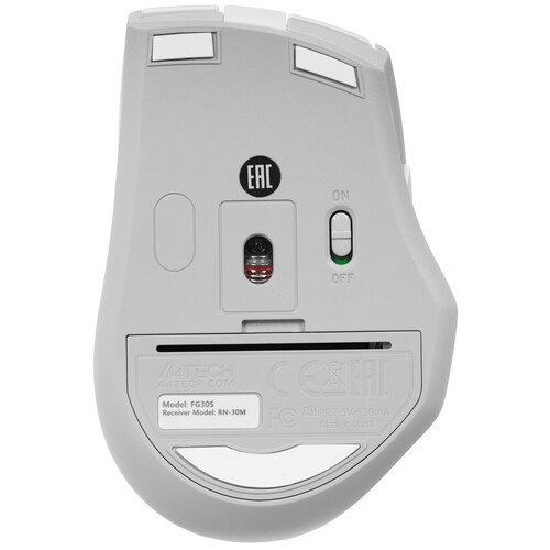 Купить Мышь беспроводная A4Tech Fstyler FG30S  белый  9280327. Характеристики, отзывы и цены в Донецке