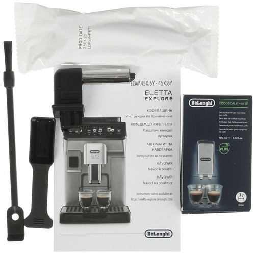 Купить Кофемашина автоматическая DeLonghi Eletta Explore ECAM 450.65.G черный  9976366. Характеристики, отзывы и цены в Донецке