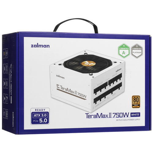 Купить Блок питания ZALMAN TeraMax II 750W WHITE  5431594. Характеристики, отзывы и цены в Донецке