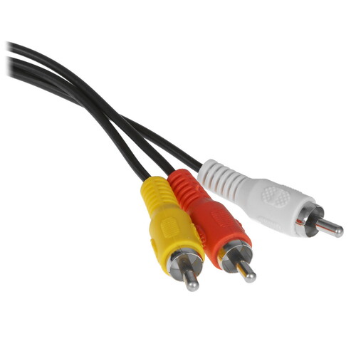 Купить Кабель   Telecom 3RCA - 3RCA черный  5077393. Характеристики, отзывы и цены в Донецке