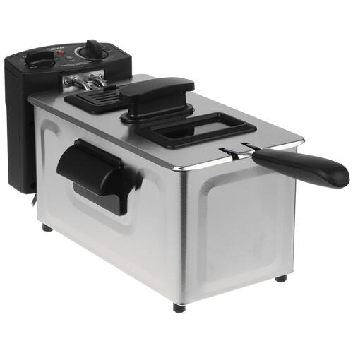 Купить Фритюрница DEXP DF-2500ST серебристый  1399137. Характеристики, отзывы и цены в Донецке