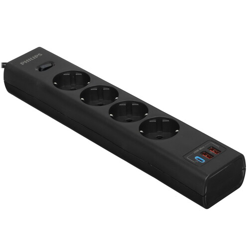 Купить Сетевой фильтр Philips CHP4346 черный  9158518. Характеристики, отзывы и цены в Донецке