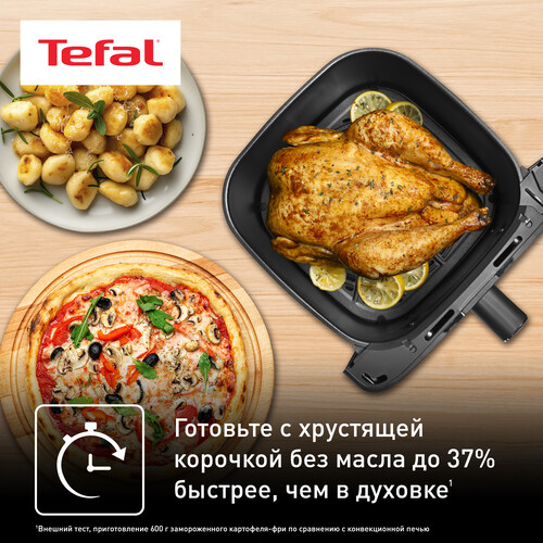 Купить Аэрогриль Tefal Easy Fry Mega EY855D10 серебристый  9224370. Характеристики, отзывы и цены в Донецке