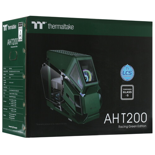 Купить Корпус Thermaltake AH T200 Racing Green  4866845. Характеристики, отзывы и цены в Донецке