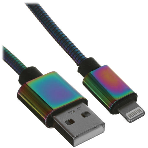 Купить Кабель круглый DEXP Lightning 8-pin - USB 2.0 Type-A разноцветный 1.5 м  4834235. Характеристики, отзывы и цены в Донецке