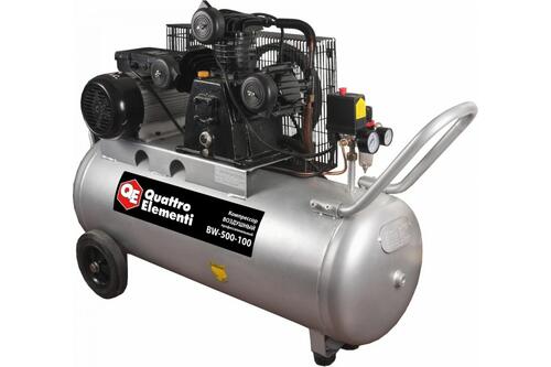 Купить Компрессор поршневой масляный Quattro Elementi BW-500-100 771-725  1243197. Характеристики, отзывы и цены в Донецке