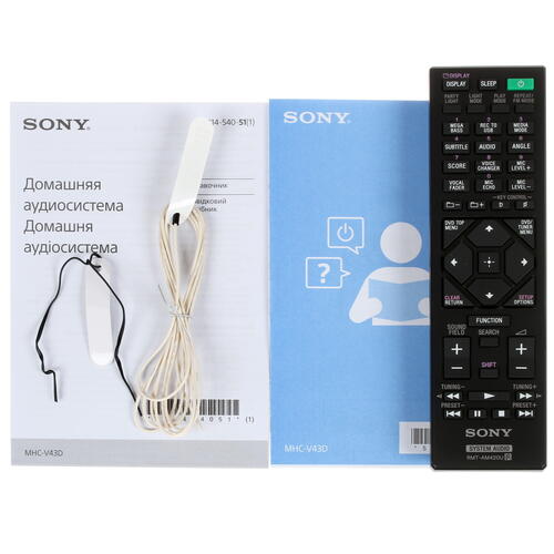 Купить Аудиосистема Sony MHC-V43D черный  4718817. Характеристики, отзывы и цены в Донецке