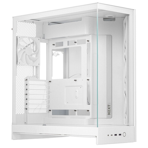 Купить Корпус NZXT H9 Flow RGB (2025) [CM-H92FW-R1] белый  5647088. Характеристики, отзывы и цены в Донецке
