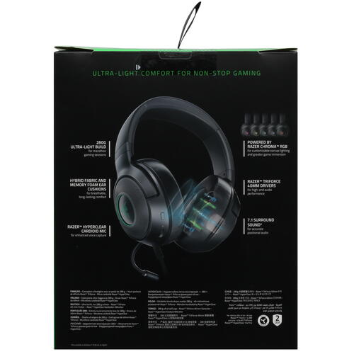 Купить Проводные наушники Razer V3 X черный  5085215. Характеристики, отзывы и цены в Донецке