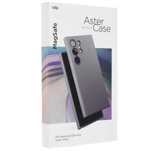 Купить Накладка  VLP Aster Case MagSafe для Samsung Galaxy S24 Ultra серый  5460482. Характеристики, отзывы и цены в Донецке