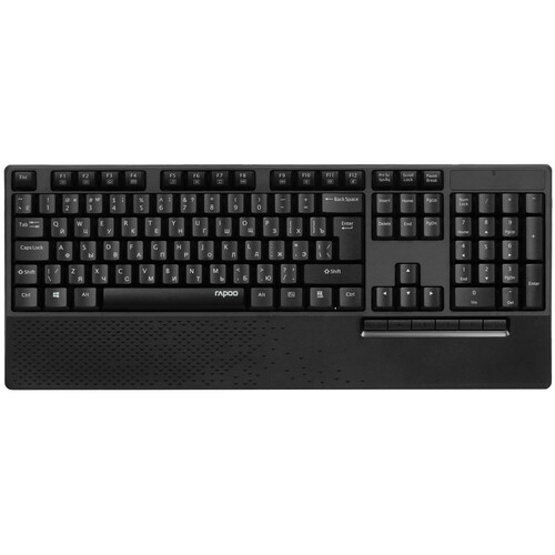Купить Клавиатура+мышь беспроводная   RAPOO X1960 черный  9126370. Характеристики, отзывы и цены в Донецке