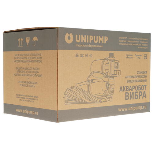 Купить Насосная станция Unipump АКВАРОБОТ ВИБРА 2-40 Н  1231407. Характеристики, отзывы и цены в Донецке