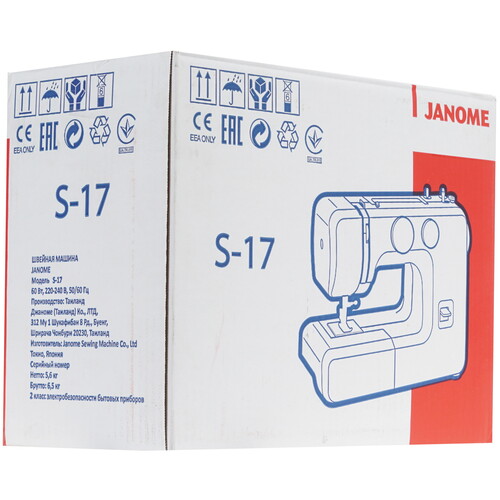 Купить Швейная машина Janome S-17  8122171. Характеристики, отзывы и цены в Донецке