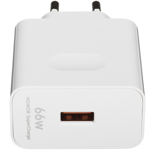 Купить Сетевое зарядное устройство HONOR SuperCharge Power Adapter 66W белый  5457095. Характеристики, отзывы и цены в Донецке