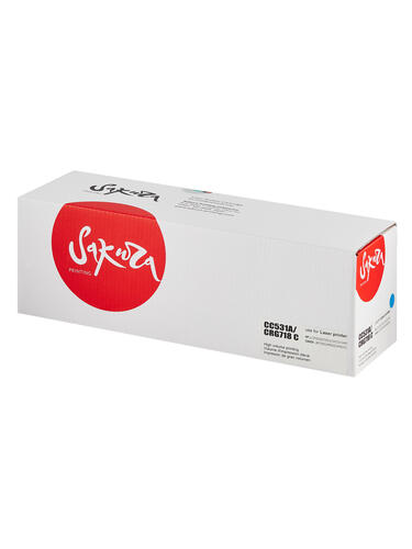 Купить Картридж лазерный SAKURA CC531A голубой, с чипом  7981849. Характеристики, отзывы и цены в Донецке