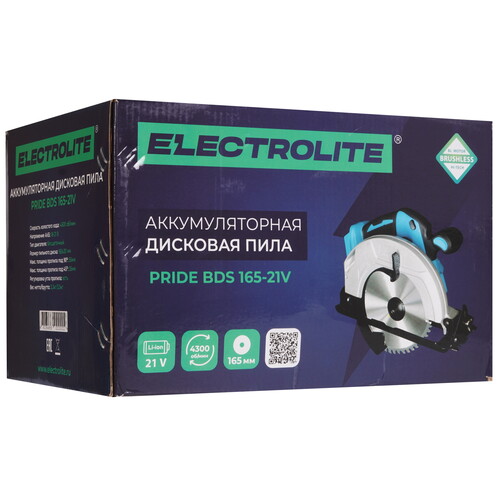 Купить Пила дисковая ELECTROLITE PRIDE BDS 165 21V  9239461. Характеристики, отзывы и цены в Донецке