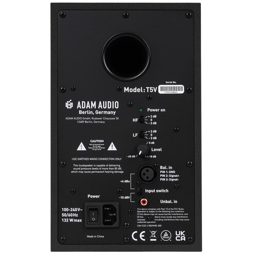 Купить Активный монитор ADAM AUDIO T5V черный  5469163. Характеристики, отзывы и цены в Донецке