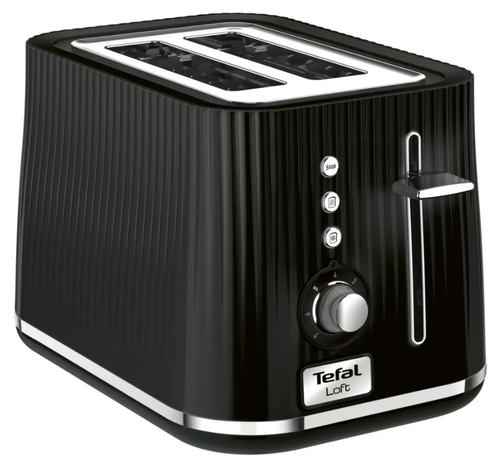 Купить Тостер Tefal Loft TT761838 черный  5606950. Характеристики, отзывы и цены в Донецке