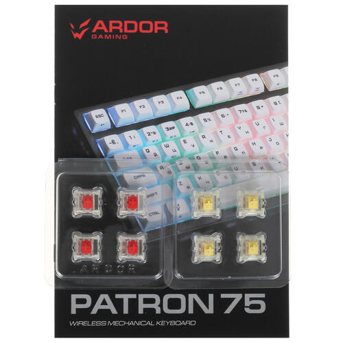 Купить Клавиатура  проводная + беспроводная ARDOR GAMING Patron 75  5415928. Характеристики, отзывы и цены в Донецке