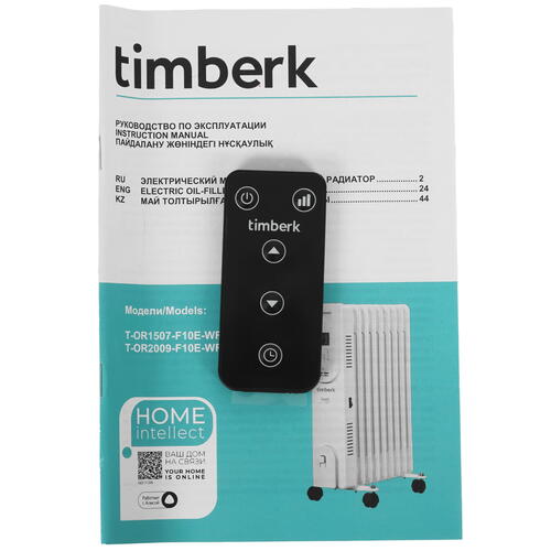 Купить Масляный обогреватель Timberk T-OR2009-F10E-WF белый  9109525. Характеристики, отзывы и цены в Донецке