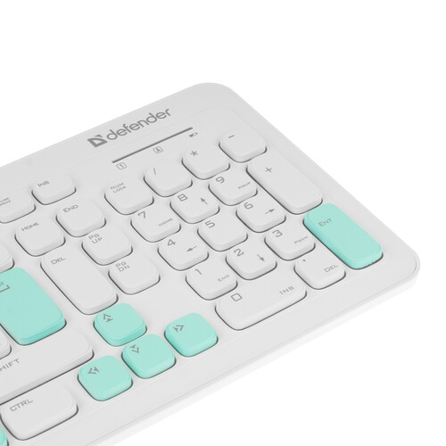 Купить Клавиатура+мышь беспроводная   Defender Cerrato C-978 белый  9197225. Характеристики, отзывы и цены в Донецке