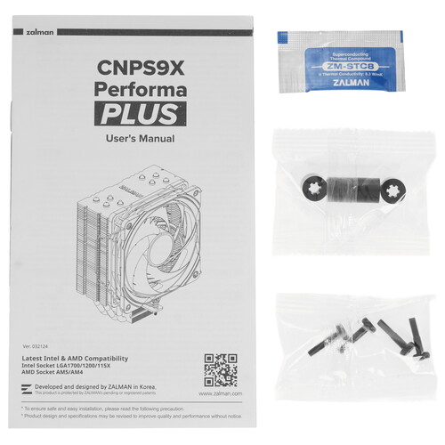 Купить Кулер для процессора ZALMAN CNPS9X PERFORMA PLUS ARGB BLACK  черный  5624911. Характеристики, отзывы и цены в Донецке