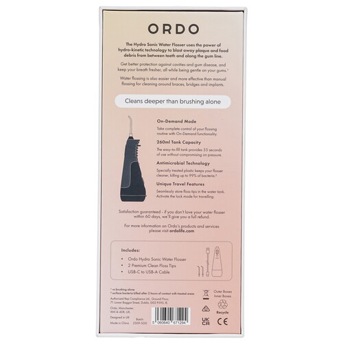 Купить Ирригатор ORDO Hydro Sonic Water Flosse  9132034. Характеристики, отзывы и цены в Донецке