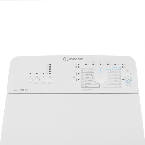 Купить Стиральная машина Indesit BTW L60400 EE/N белый  9153057. Характеристики, отзывы и цены в Донецке