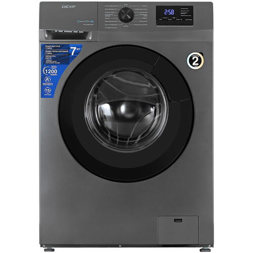 Купить Стиральная машина DEXP WM-F712DHE/GBSu серый  5098441. Характеристики, отзывы и цены в Донецке