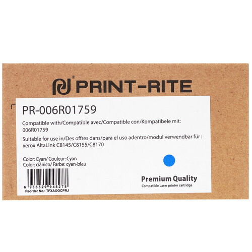 Купить Картридж лазерный Print-Rite TFXAOOCPRJ голубой  9146289. Характеристики, отзывы и цены в Донецке
