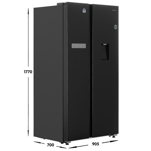Купить Холодильник Side by Side   DEXP SBS4-61AMA серый  9056600. Характеристики, отзывы и цены в Донецке