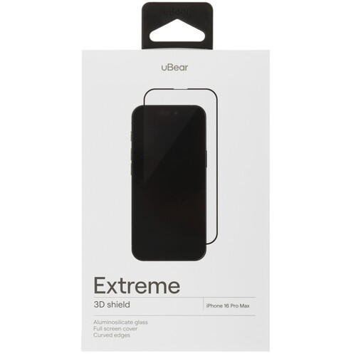 Купить Защитное стекло uBear для экрана Apple iPhone 16 Pro Max  5474420. Характеристики, отзывы и цены в Донецке