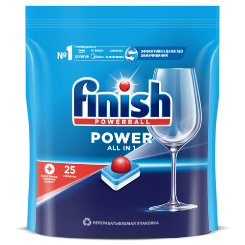 Купить Средство для ПММ Finish Power All in 1  5029139. Характеристики, отзывы и цены в Донецке