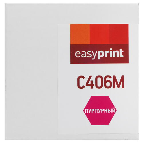 Купить Тонер-картридж лазерный EasyPrint LR-MPC406M пурпурный, с чипом  9980911. Характеристики, отзывы и цены в Донецке