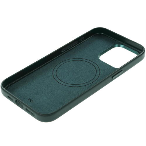 Купить Накладка  VLP Ecopelle Case with MagSafe для Apple iPhone 15 Pro Max зеленый  5460452. Характеристики, отзывы и цены в Донецке