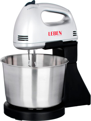 Купить Миксер LEBEN 269-008 серебристый  5069797. Характеристики, отзывы и цены в Донецке