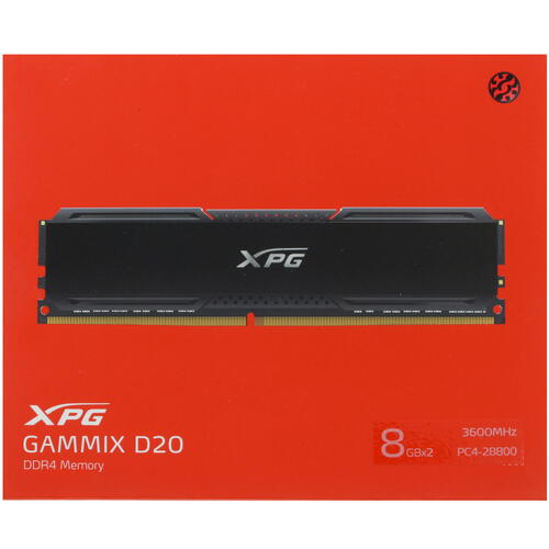 Купить Оперативная память ADATA XPG GAMMIX D20 [AX4U36008G18I-DCBK20] 16 ГБ  4847398. Характеристики, отзывы и цены в Донецке