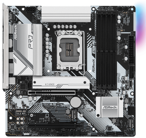 Купить Материнская плата ASRock B760M Pro RS  5094821. Характеристики, отзывы и цены в Донецке