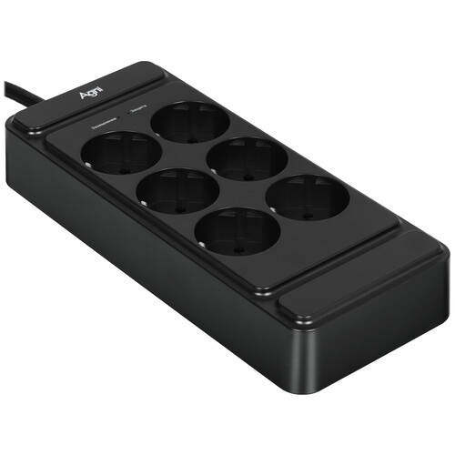 Купить Сетевой фильтр AGNI TP-FS6E черный  9289351. Характеристики, отзывы и цены в Донецке