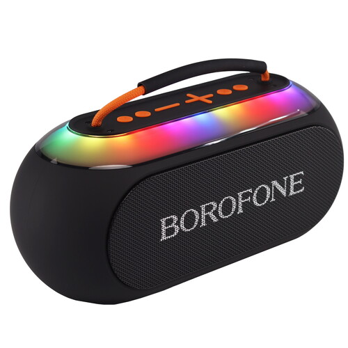 Купить Портативная колонка Borofone BP23 Spring, черный  9237942. Характеристики, отзывы и цены в Донецке