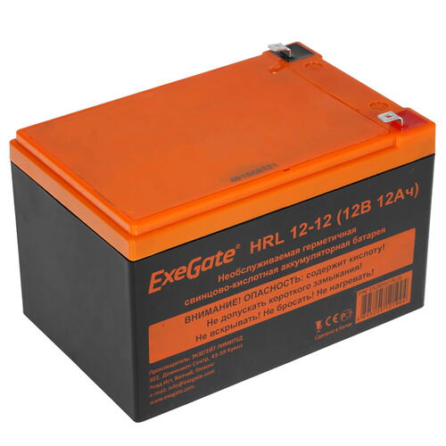 Купить Аккумуляторная батарея для ИБП ExeGate HRL 12-12  5339140. Характеристики, отзывы и цены в Донецке