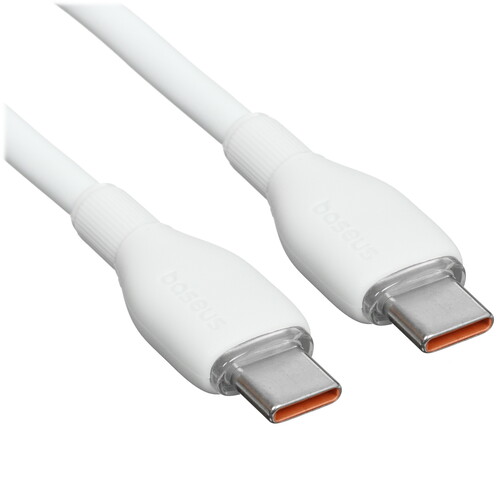 Купить Кабель круглый Baseus USB Type-C - USB Type-C белый 2 м  5495759. Характеристики, отзывы и цены в Донецке