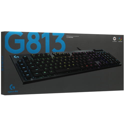 Купить Клавиатура проводная Logitech G813 [920-008994]  5412286. Характеристики, отзывы и цены в Донецке