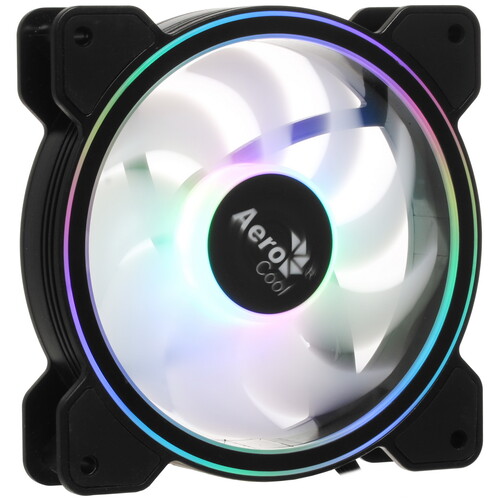Купить Вентилятор Aerocool Saturn 12F ARGB 6-pin  черный  1626151. Характеристики, отзывы и цены в Донецке