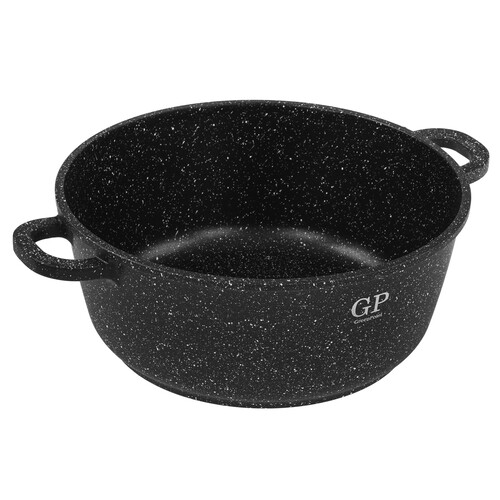 Купить Кастрюля Green Point GP-2874 3.9 л 24 см черный  9151760. Характеристики, отзывы и цены в Донецке